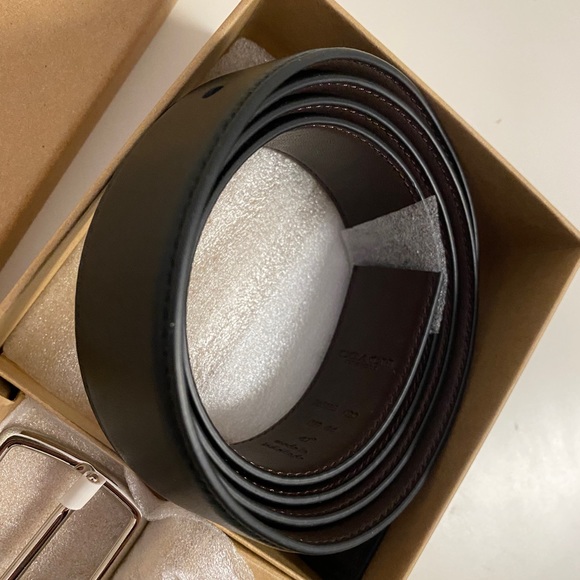 Coach leather belt set for men - Picture 3 of 4